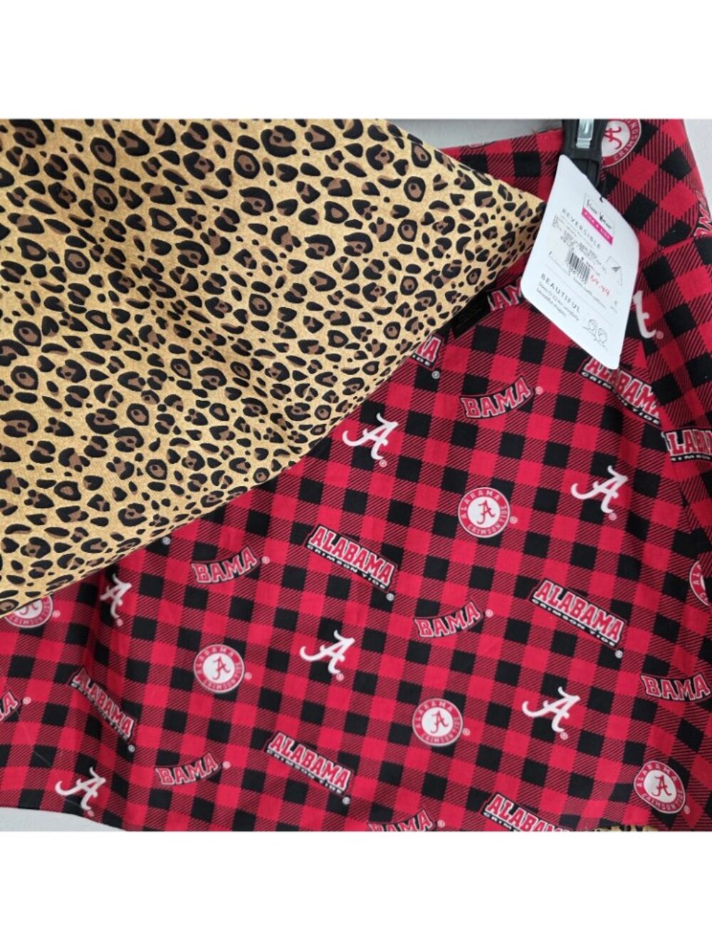 Alabama Crimson Tide Skirt Womens XL NCAA Plaid Game Day Fan Apparel - Picture 2 of 12